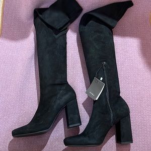 New Zara over the knee boots